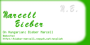 marcell bieber business card